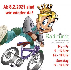 Öffnungszeiten Radlfürst